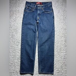 Levis Jeans Boys 16 Relaxed 550 Baggy Dark Skate Grunge Cotton Y2K Style Casual